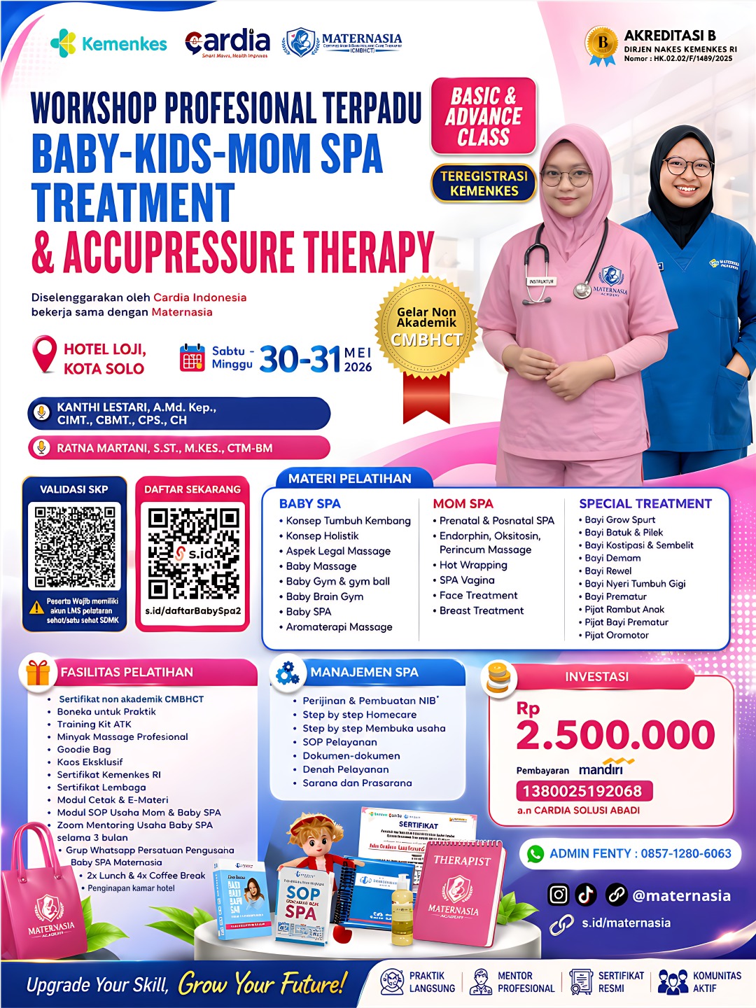 Gambar Workshop: Profesional Terpadu Baby–Kids–Mom Spa Treatment & Accupressure Therapy Batch 2